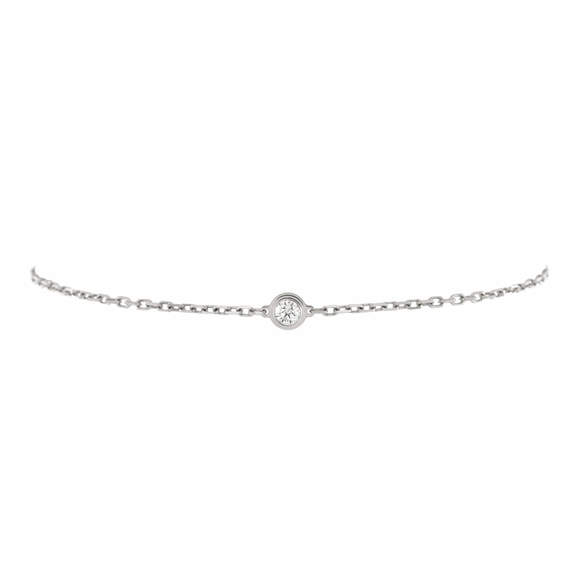 Cartier Small D'Amour Bracelet 18K White Gold and Diamond - Picture 1 of 3